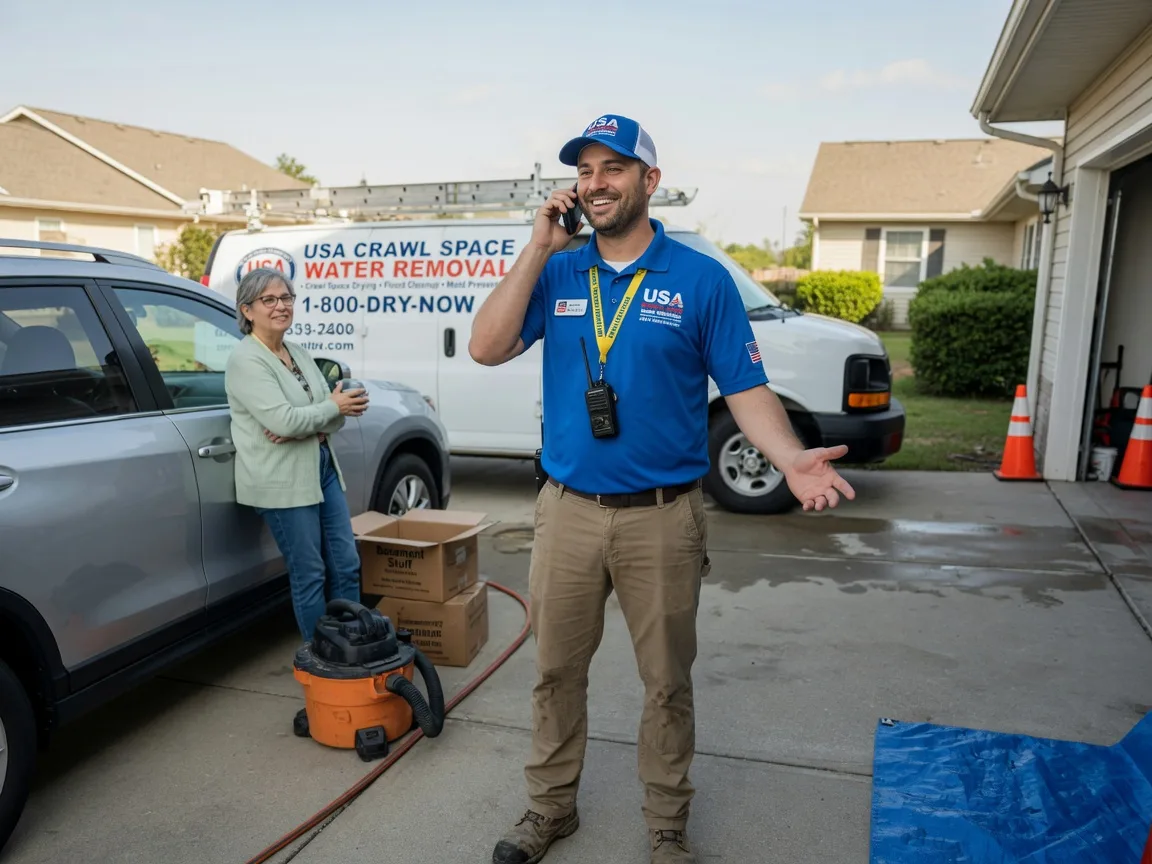 Crawl Space Water Removal Trinway, OH FAQs